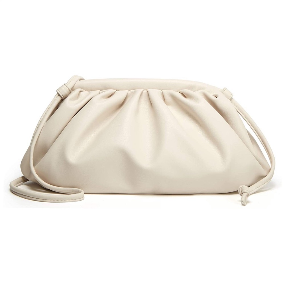 Trendy Dumpling Clutch with shoulder strap